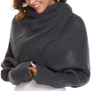 NWT Multi-Way Wrap Sweater Scarf